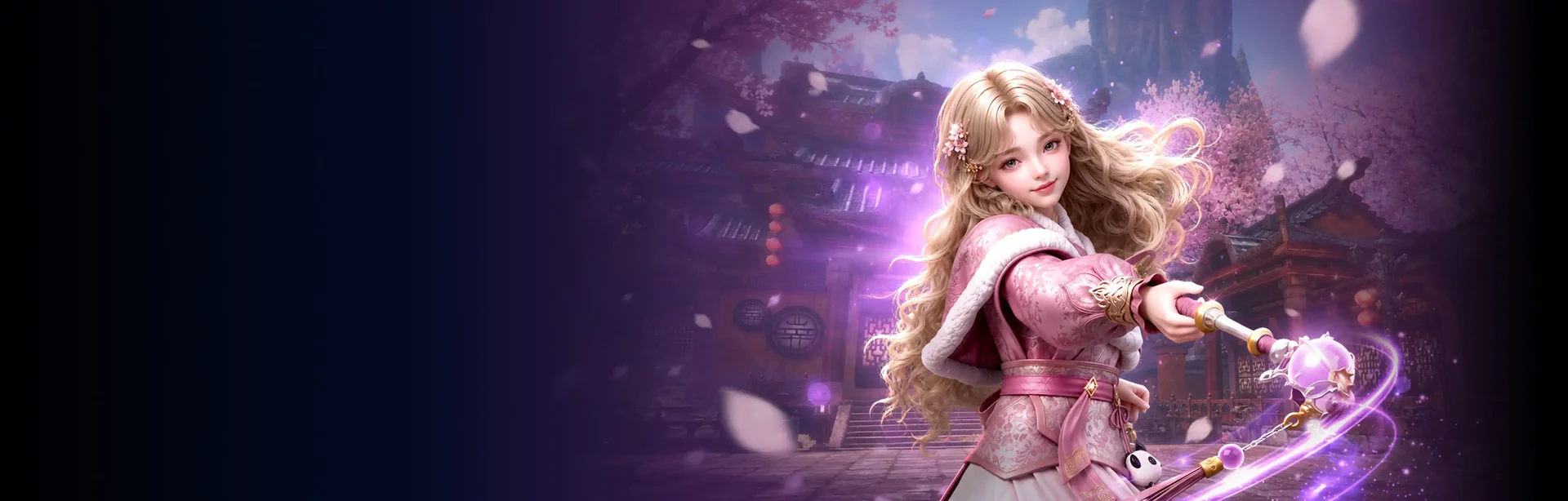 Official MIR4 artwork of Dragonians in oriental martial-arts combat on the Mir Continent